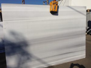 WHITE LINE POLISHED MARBLE SLAB - Image 2