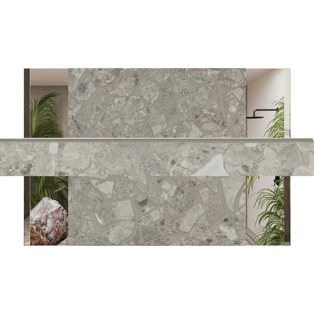 Light grey 3x24 trim