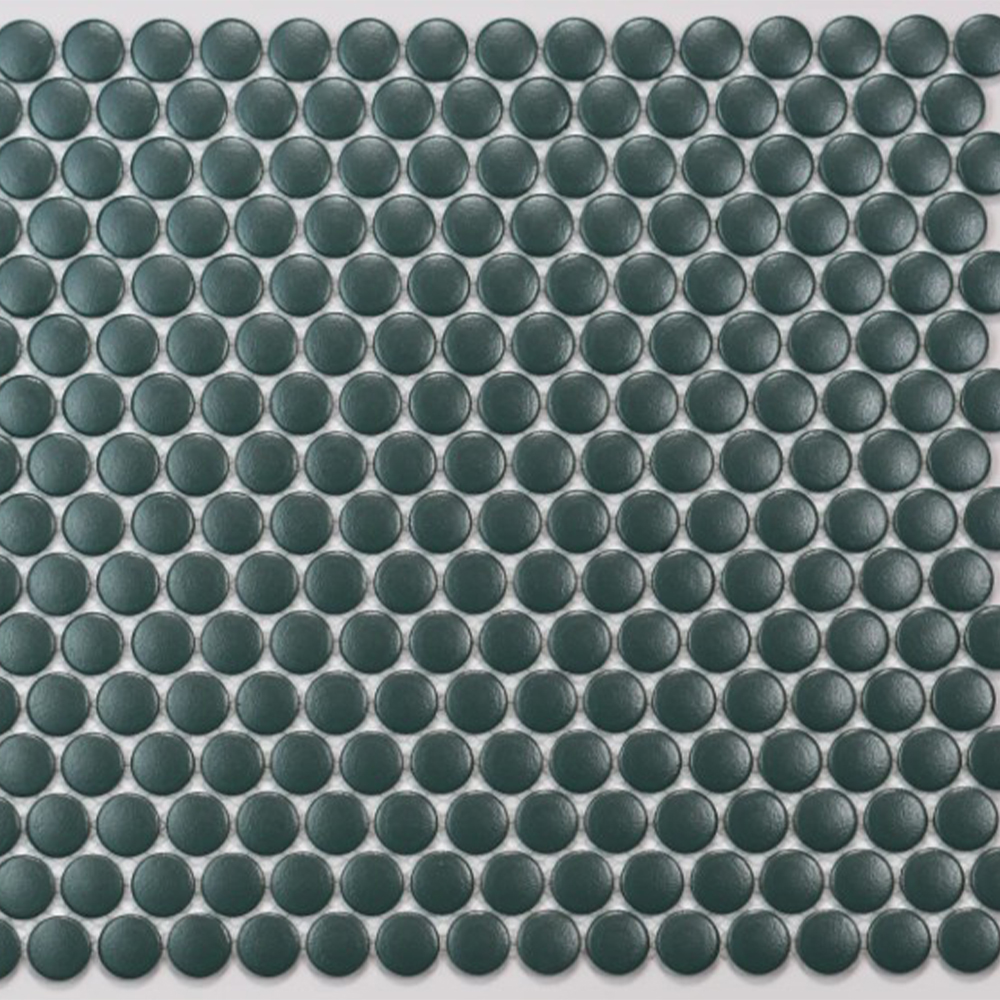 Marin Ocean Teal Penny Round