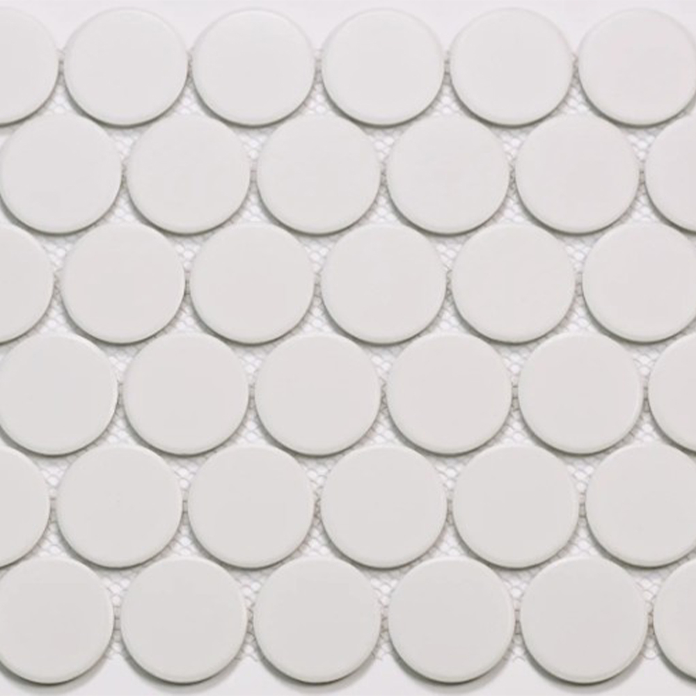 Marin Pearl White 2x2 Penny Round