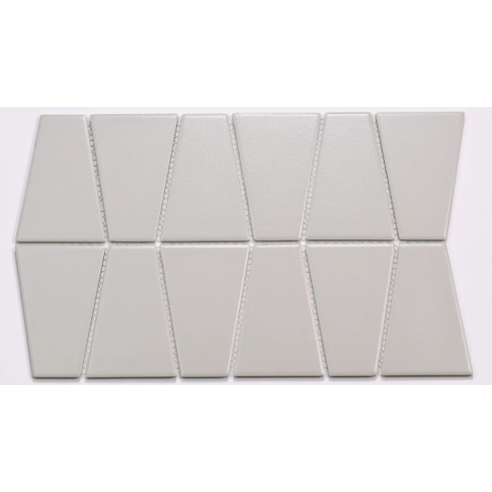 Marin Pebble Grey Trapezoid Matte